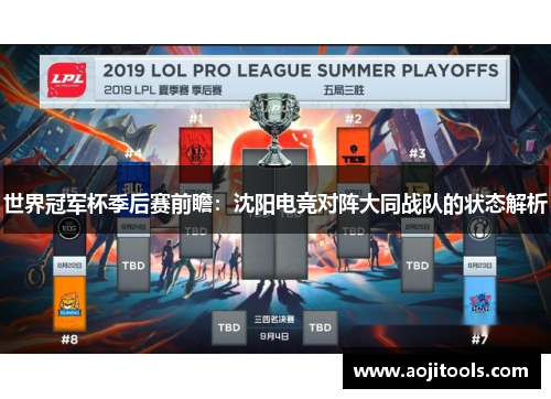 世界冠军杯季后赛前瞻：沈阳电竞对阵大同战队的状态解析